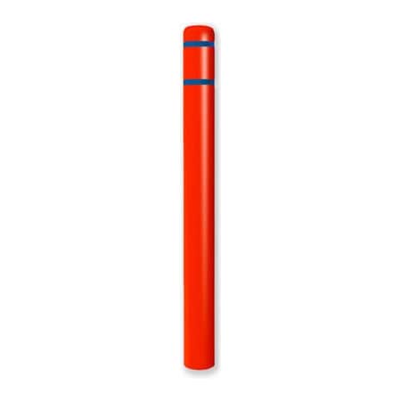 Post Guard Post Guard Bollard Cover 7Dia. x 72 H, Red/Blue Tape CL1386RBLT72